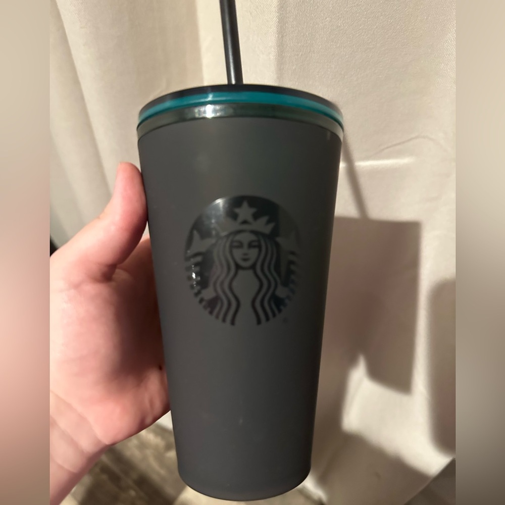 2020 matte black Starbucks tumbler